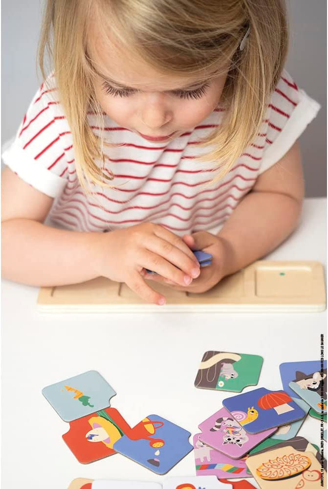 Juego pedagógico Tarjetas de secuencias El Jardín - Janod J05083