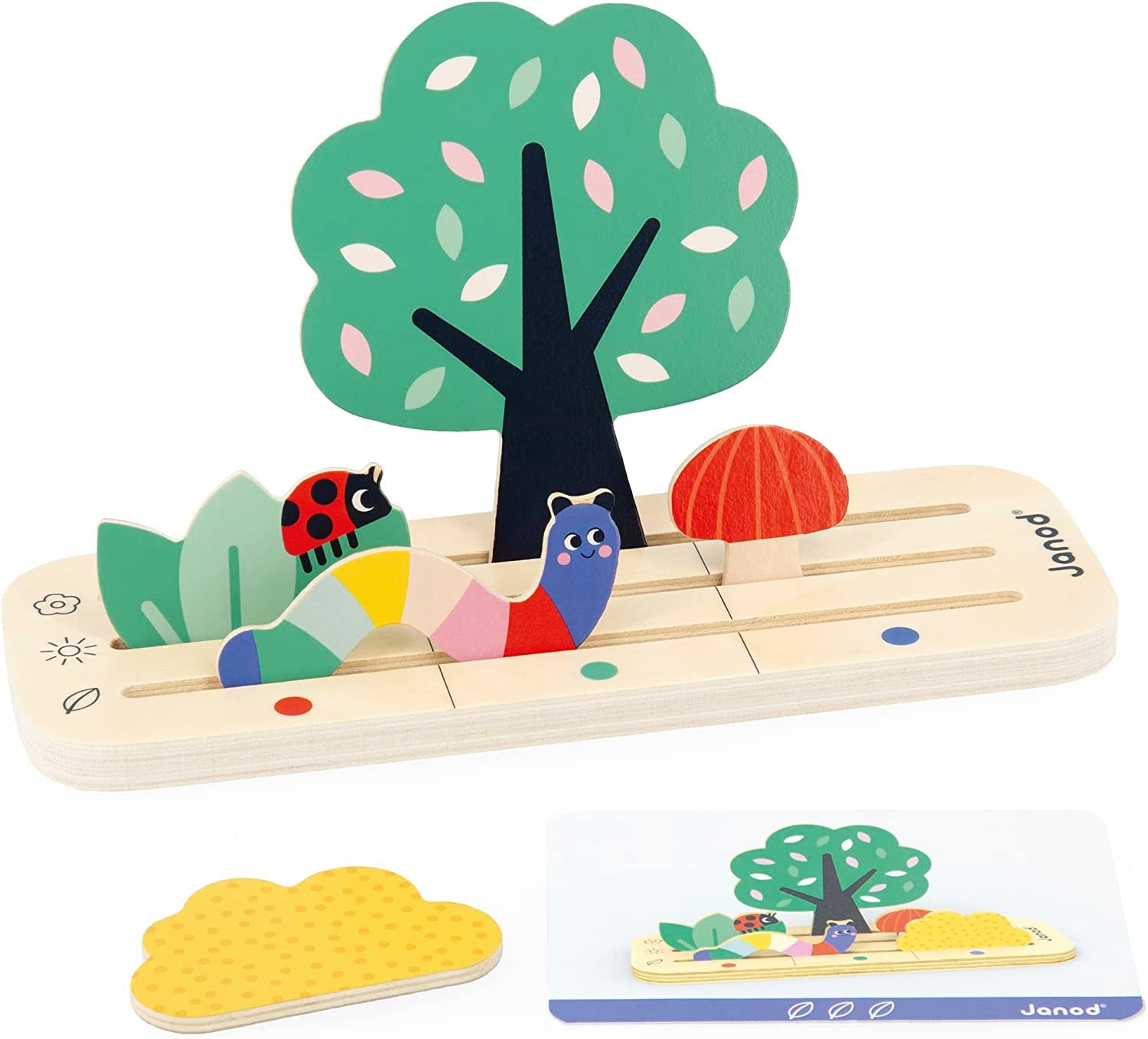 Juego pedagógico Orientarse en el espacio El Jardín - J05077