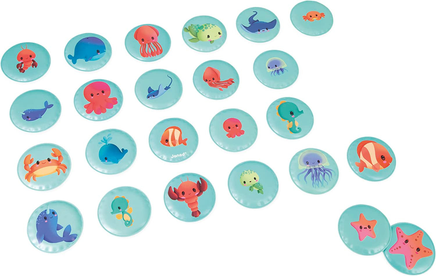 My Baby Animals Memory Bath Set - Janod J04723