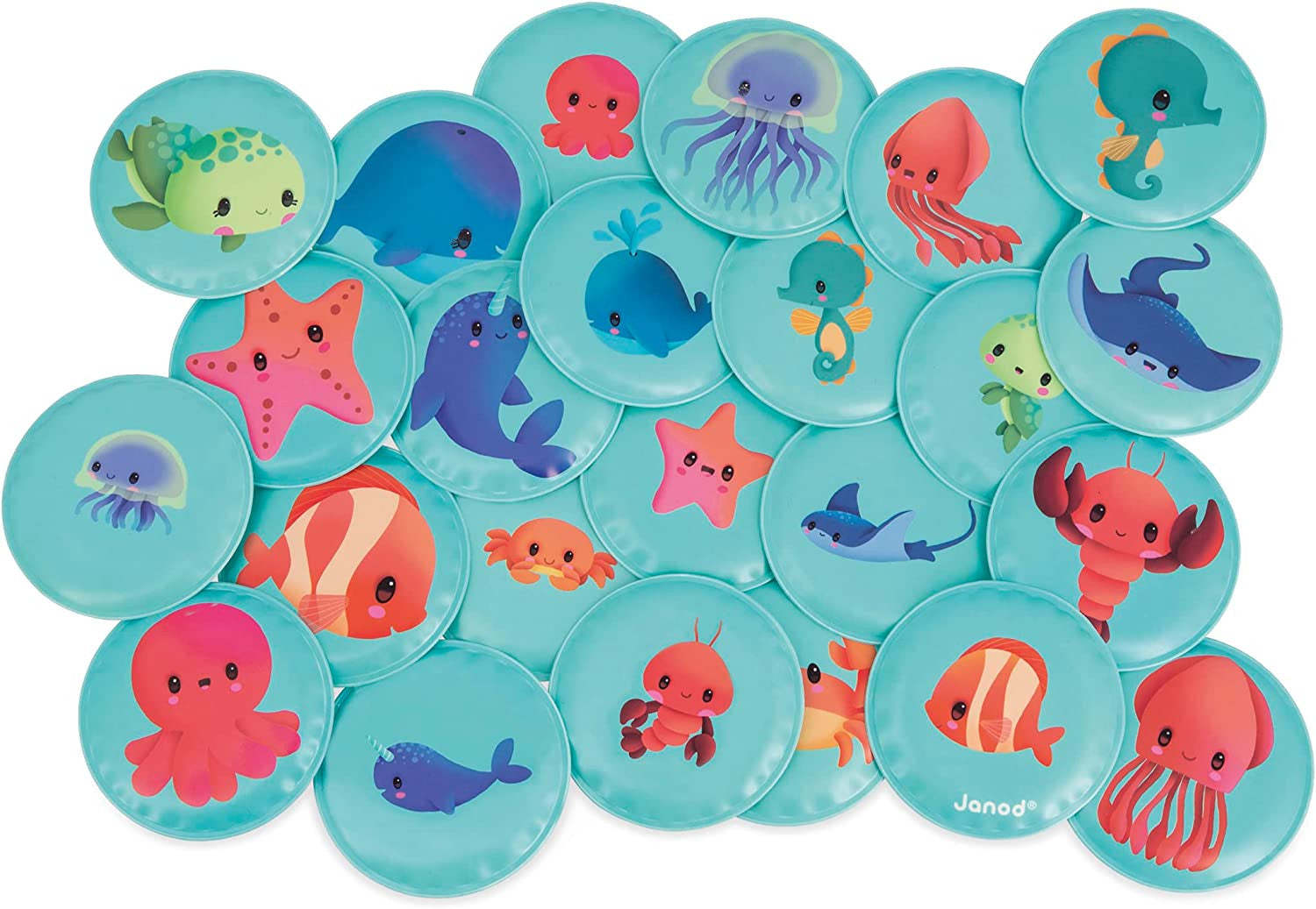 My Baby Animals Memory Bath Set - Janod J04723