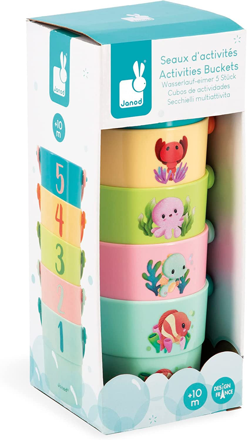 Children's Bath Cubes - My Baby Animals - Janod J04722