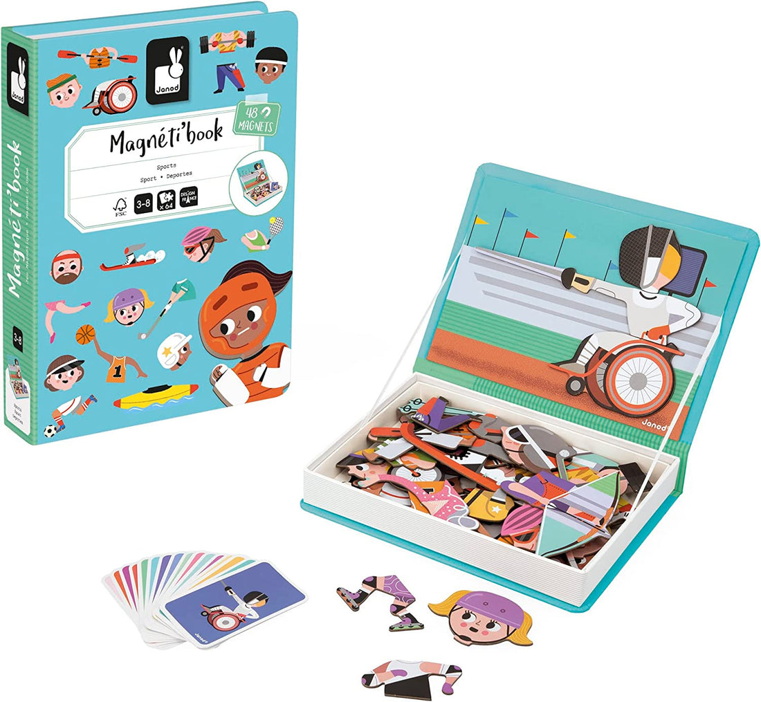 Libro magnético Deportes - Janod J02596