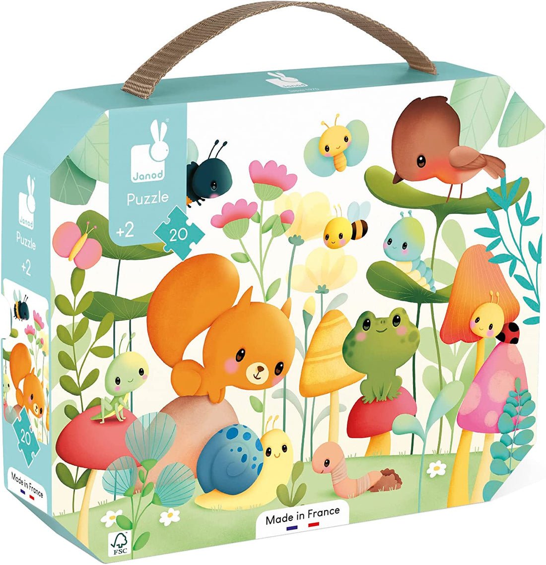 Puzle 20 piezas Los Compañeros del Jardín - Janod J02575