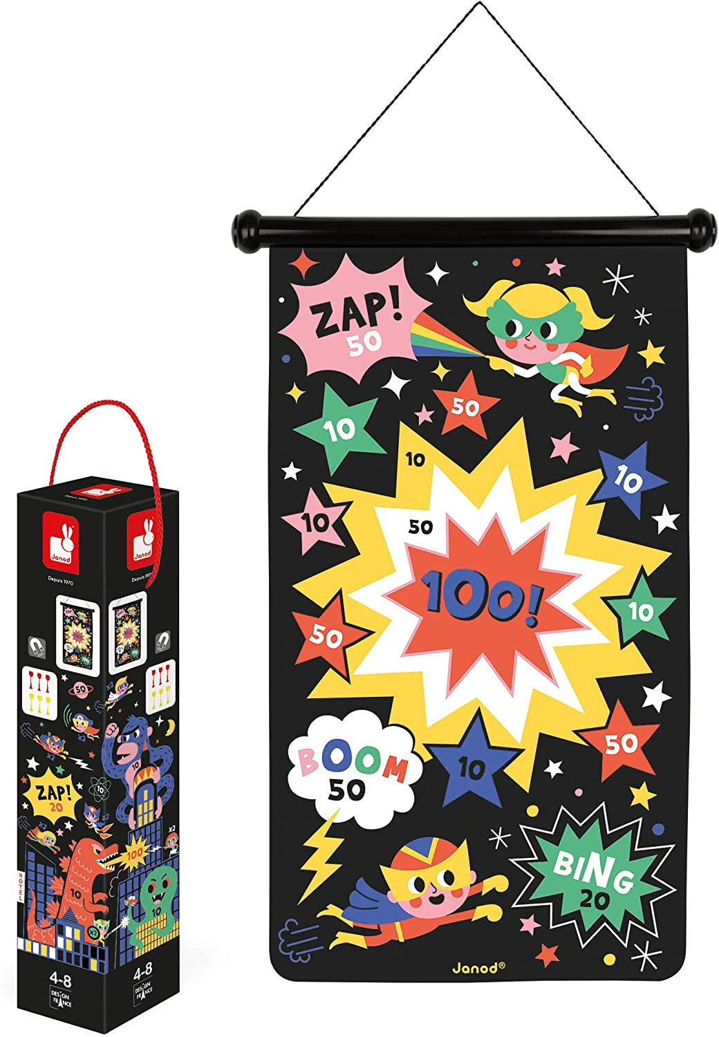 Juego de dardos magnéticos Super Héroes - Janod J02090