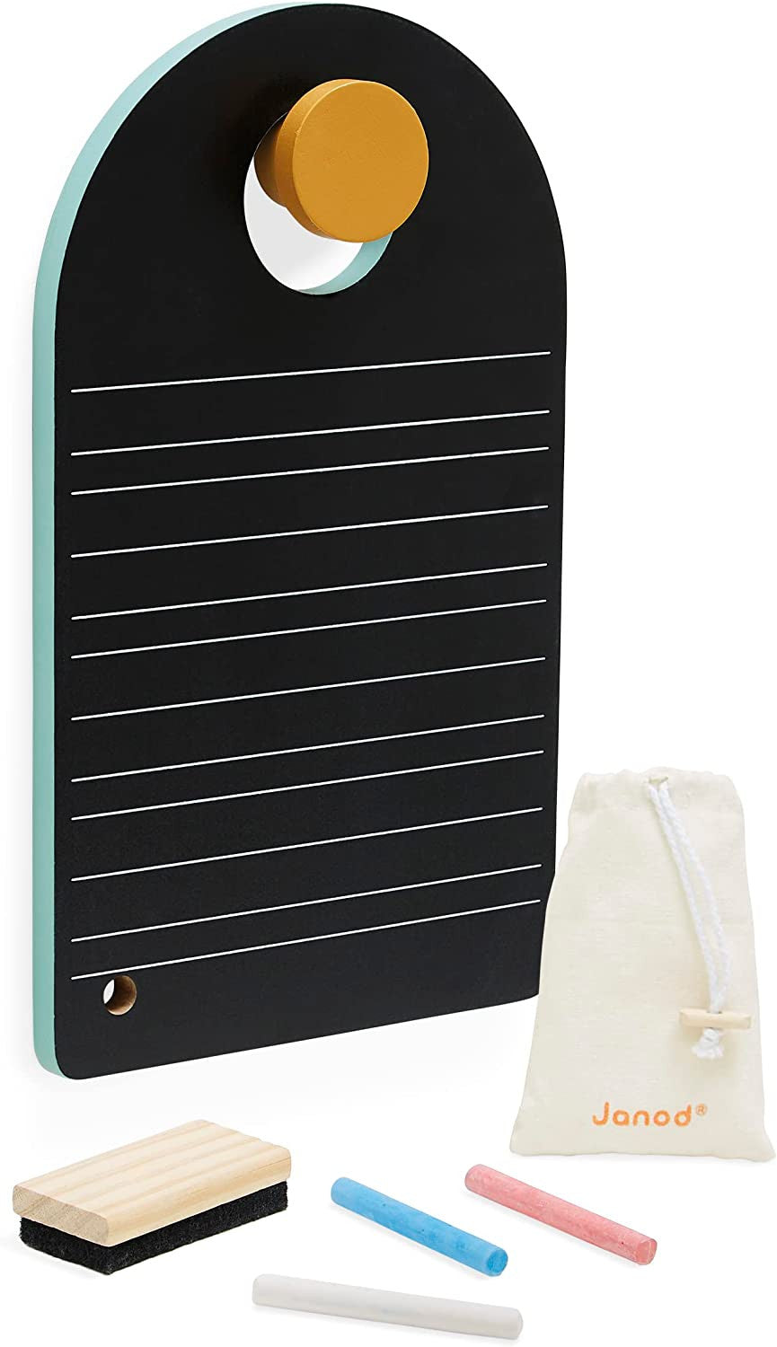 Pizarra infantil negra reversible portátil - janod j09634