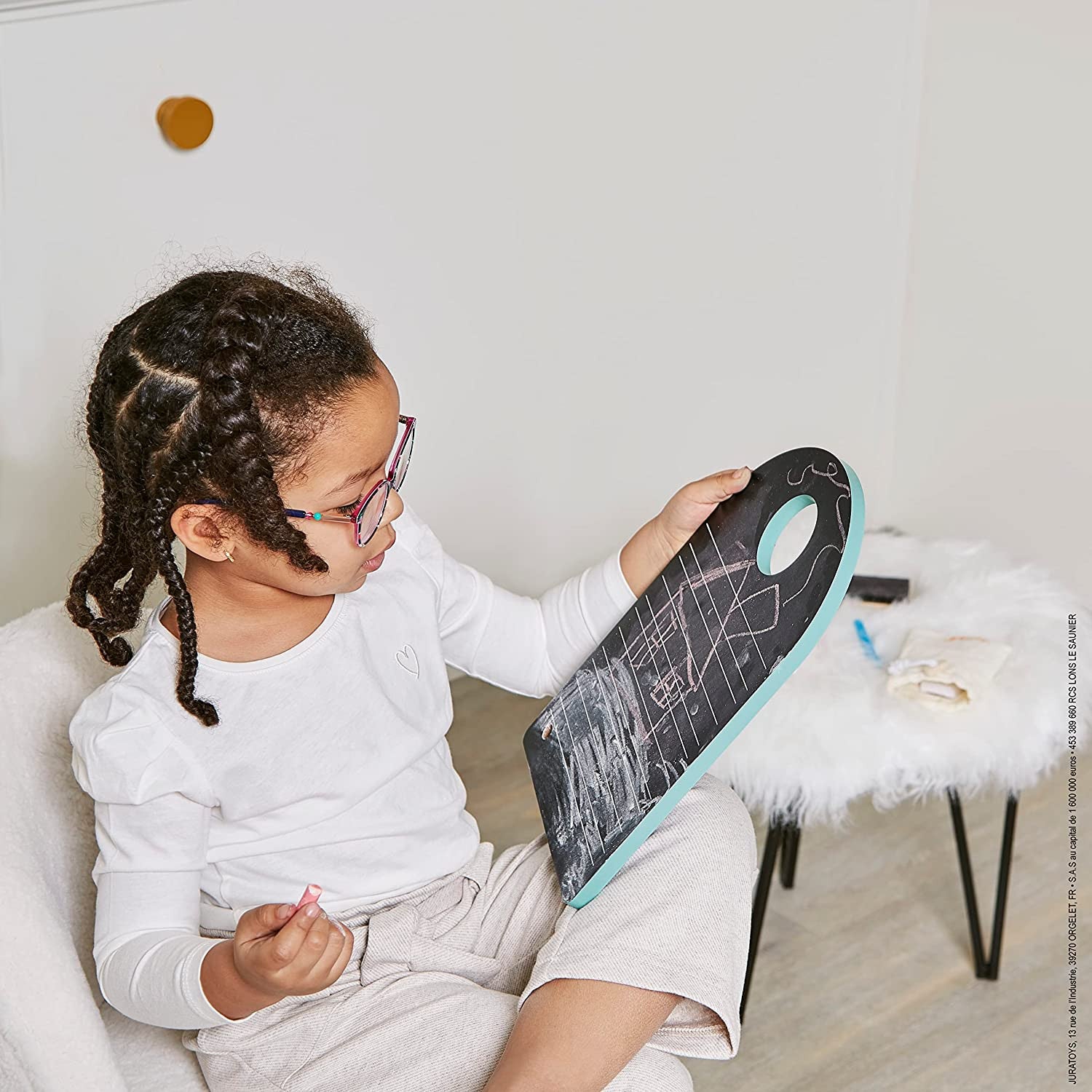 Pizarra infantil negra reversible portátil - janod j09634