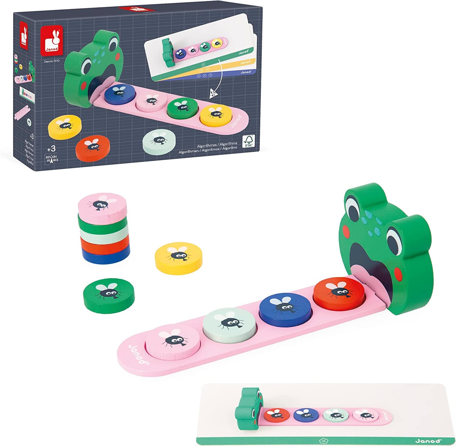 Juego pedagógico Algoritmos Rana - Janod J05088