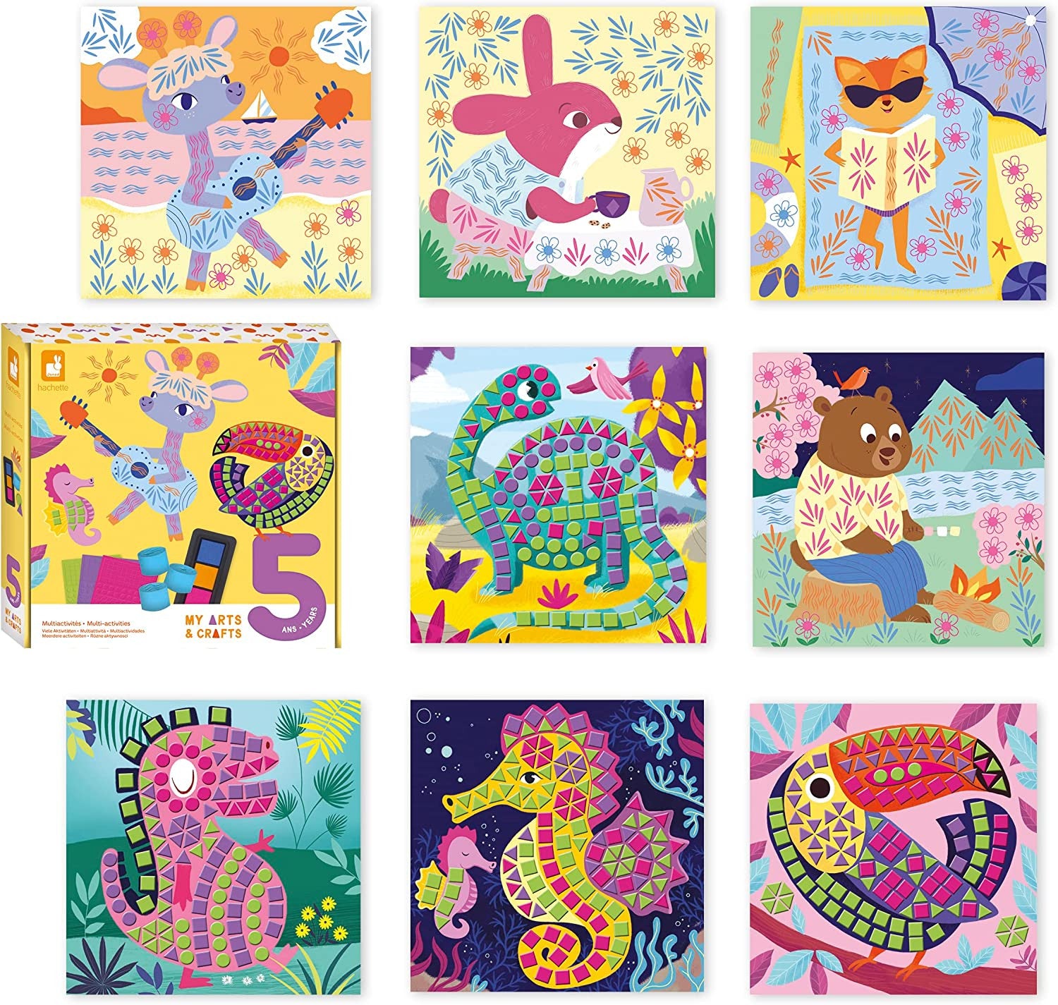 Juego creativo Multiactividades 5 años My Arts & Crafts - Janod J07748