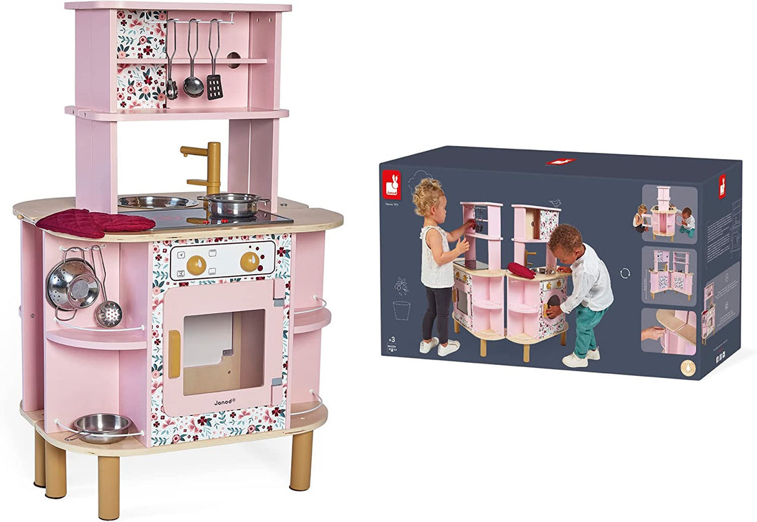 Juego de cocina en madera con luz y sonido twist - Janod J06616