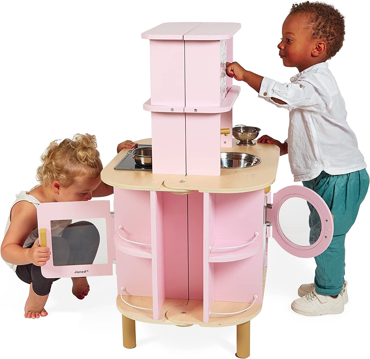 Juego de cocina en madera con luz y sonido twist - Janod J06616