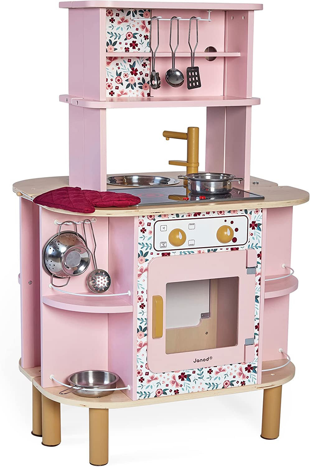 Juego de cocina en madera con luz y sonido twist - Janod J06616