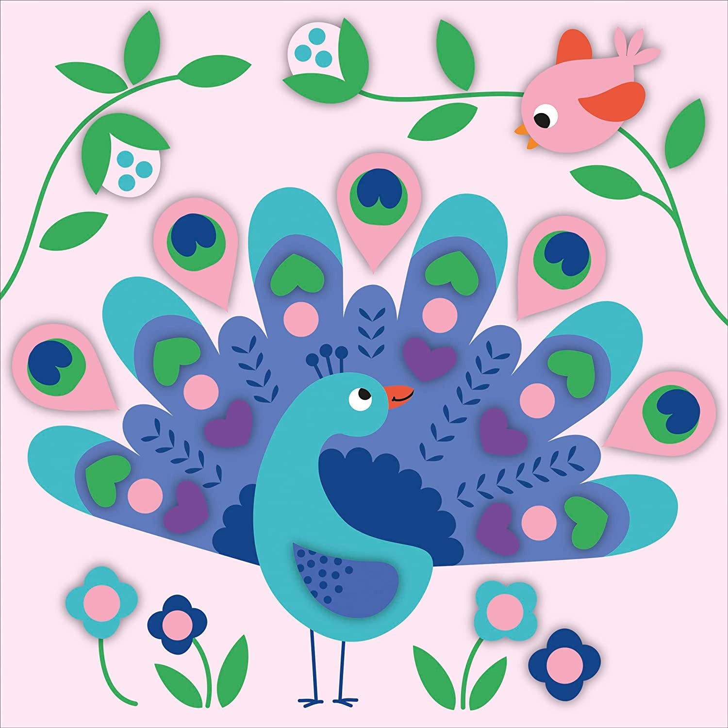 Estuche creativo mosaicos y pegatinas 4 años - janod j07747