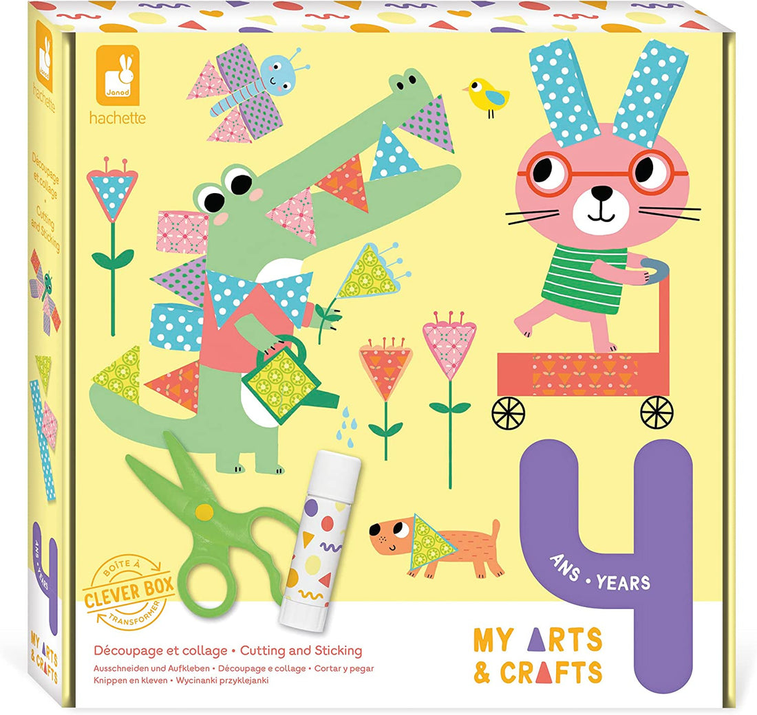 Estuche creativo Cortar y Pegar 4 años - Janod J07747