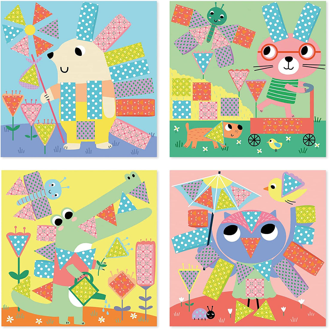 Estuche creativo Cortar y Pegar 4 años - Janod J07747