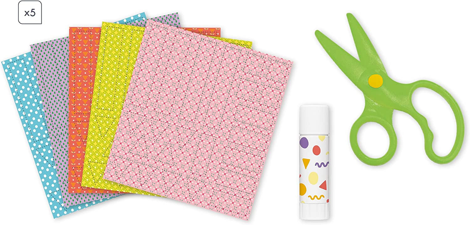 Estuche creativo cortar y pegar 4 años - janod j07747