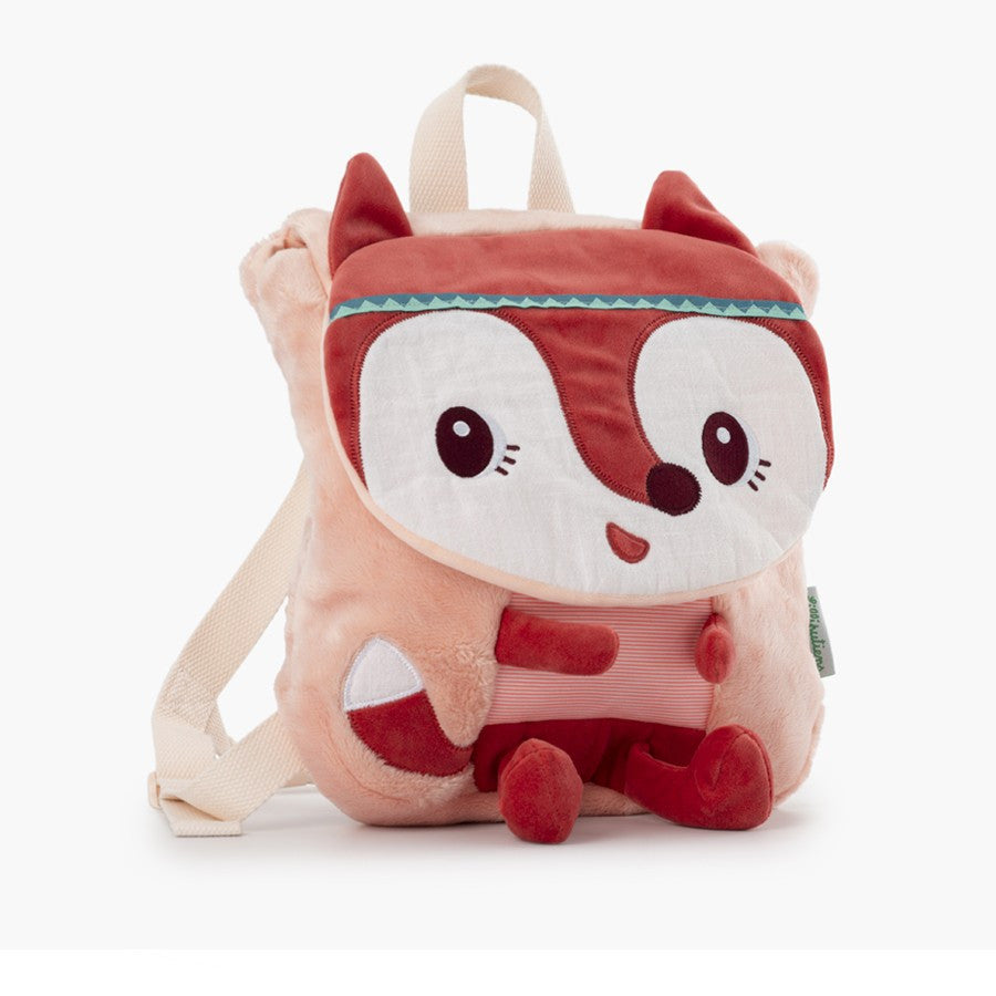 Mochila suave Alice la zorra, niños +2 años - Lilliputiens 84484