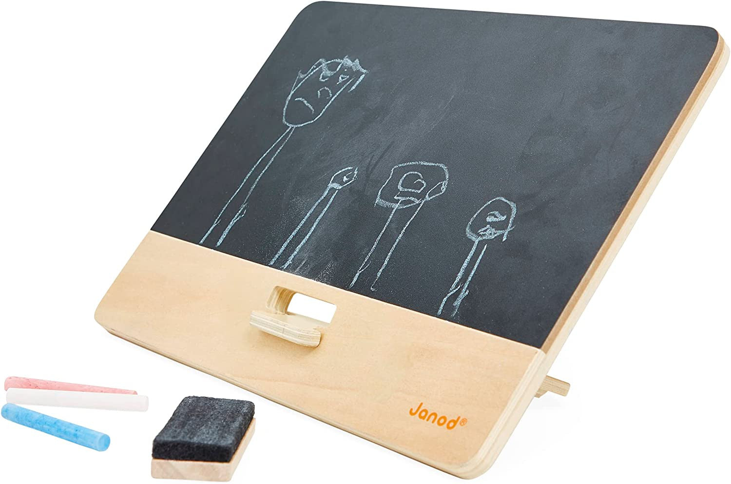 Pizarra infantil negra de mesa - janod j09636