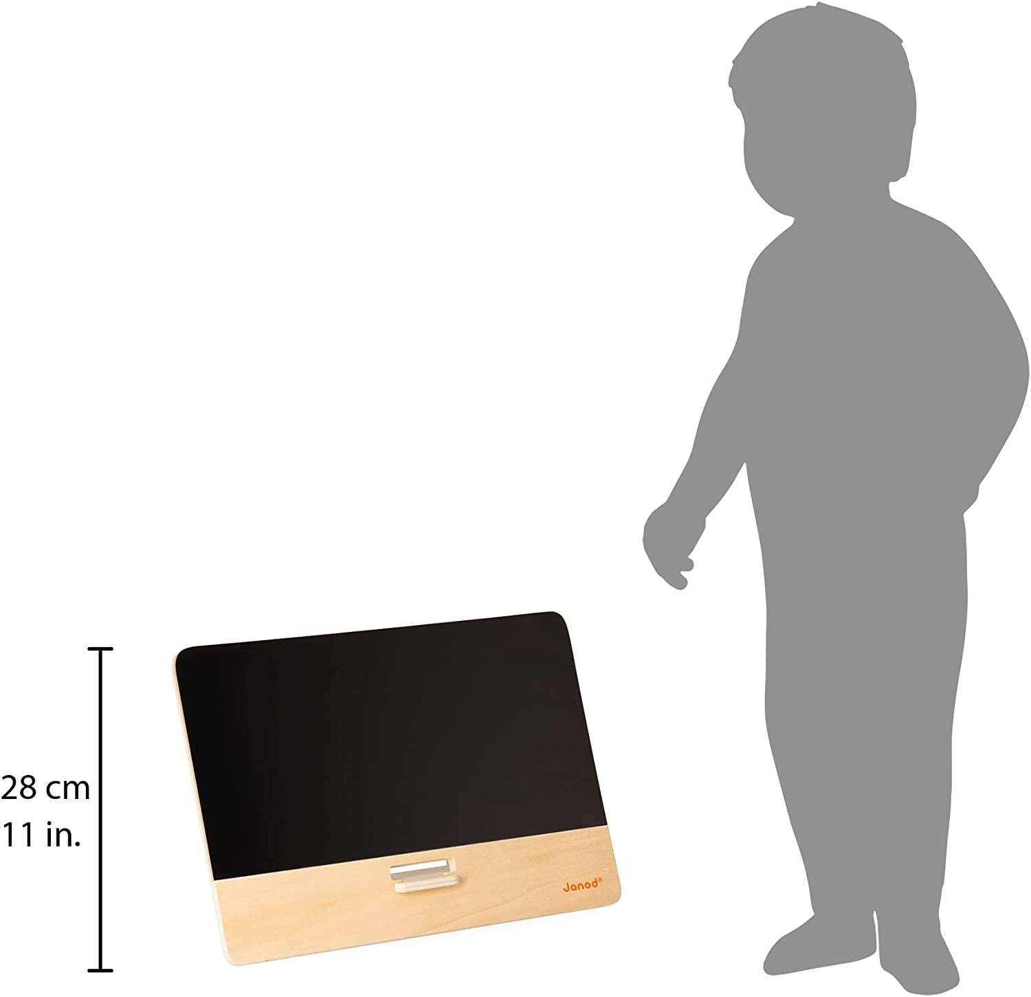 Pizarra infantil negra de mesa - janod j09636