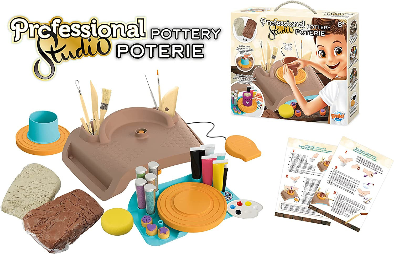Professional Studio alfarería: un juego creativo y educativo para niños-Buki France 5426
