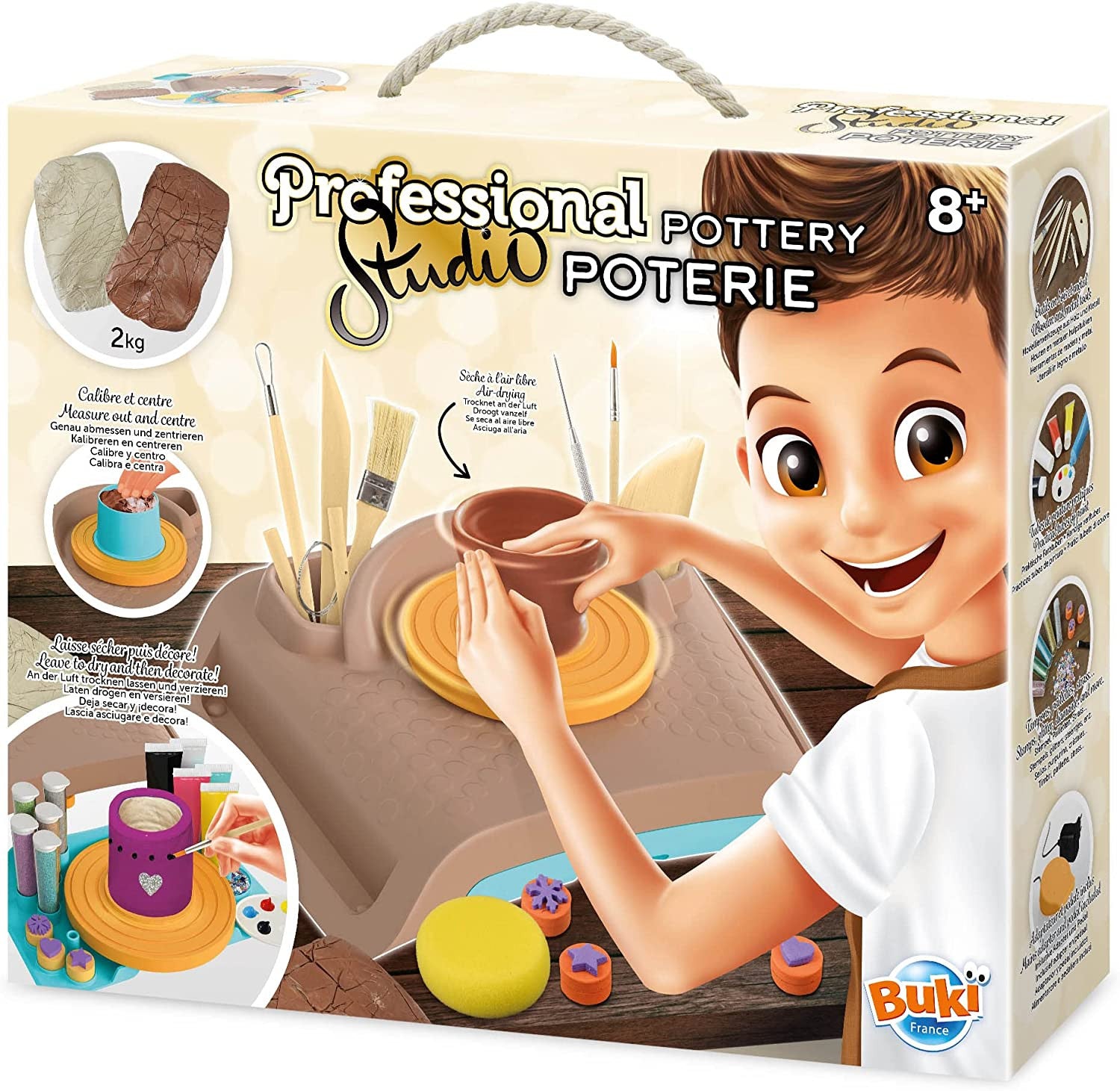 Professional Studio pottery: a creative and educational game for children - Buki France 5426