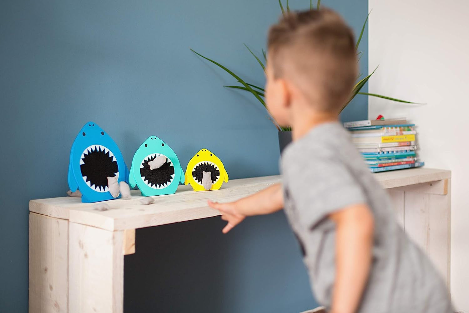 Juego de lanzamiento Shargets alimentar tiburones - BuitenSpeel GA335