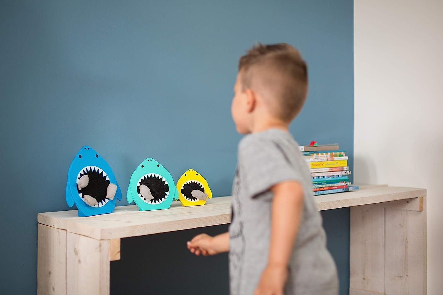 Juego de lanzamiento Shargets alimentar tiburones - BuitenSpeel GA335