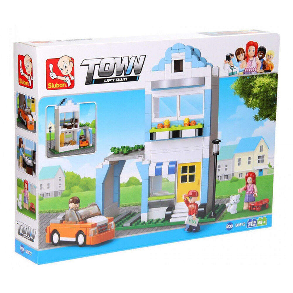 Juego Bloques de construcción Town apartamento 305 piezas - Sluban SL0572