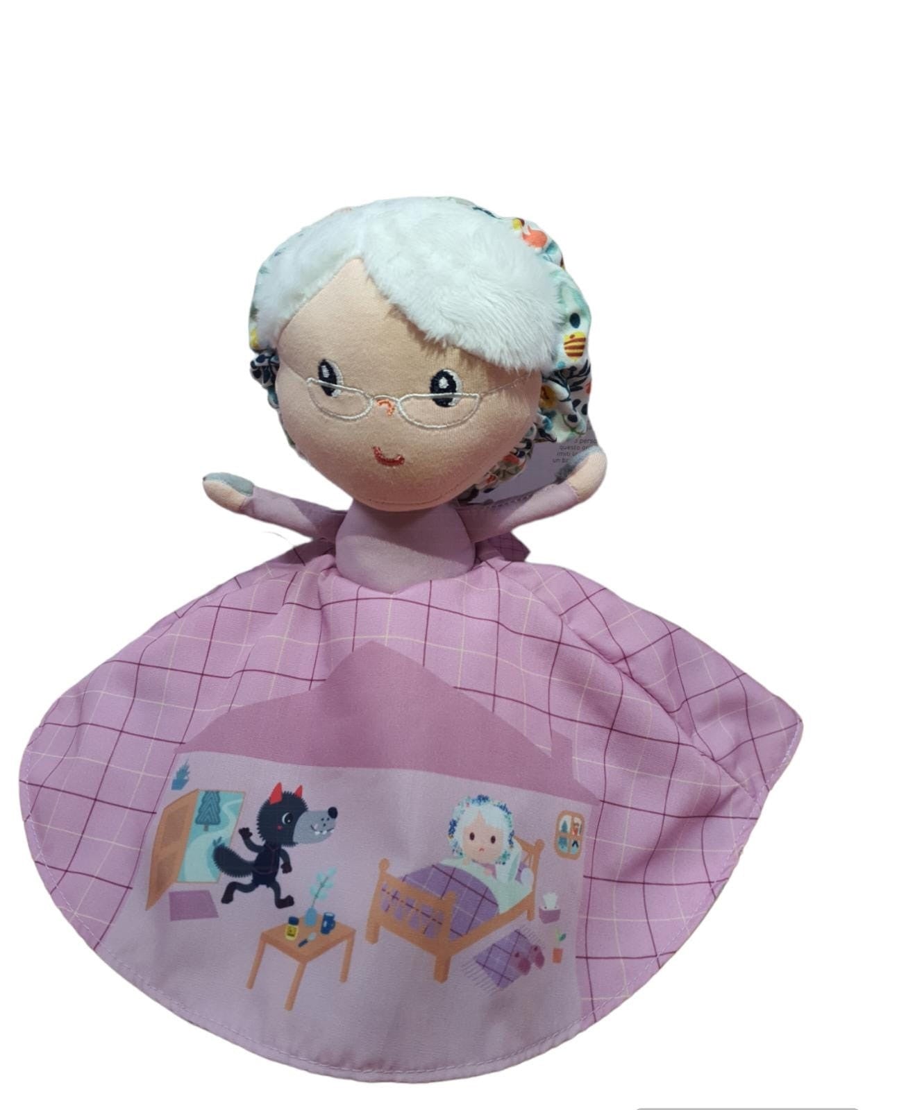 Marioneta para contar cuentos reversible caperucita roja - Lilliputiens 83411