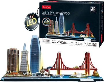 Puzzle 3D San Francisco LED CityLine - WorldBrands L524h