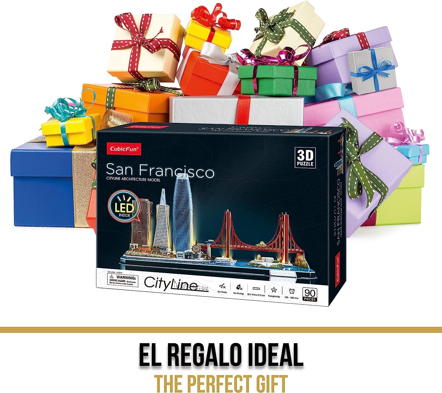 Puzzle 3D San Francisco LED CityLine - WorldBrands L524h