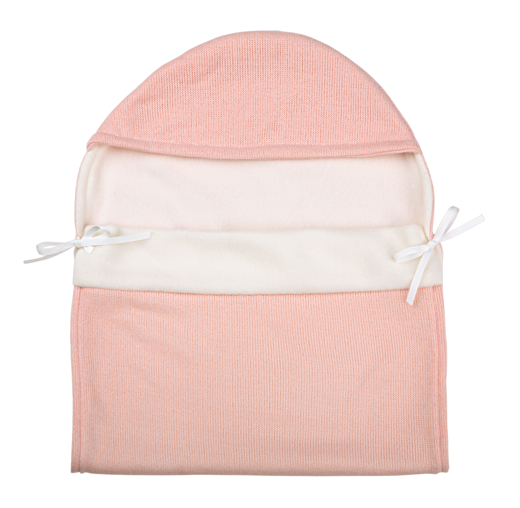 Muñeca con peso Elegance Babyto rosa rayas con manta - Arias 60750