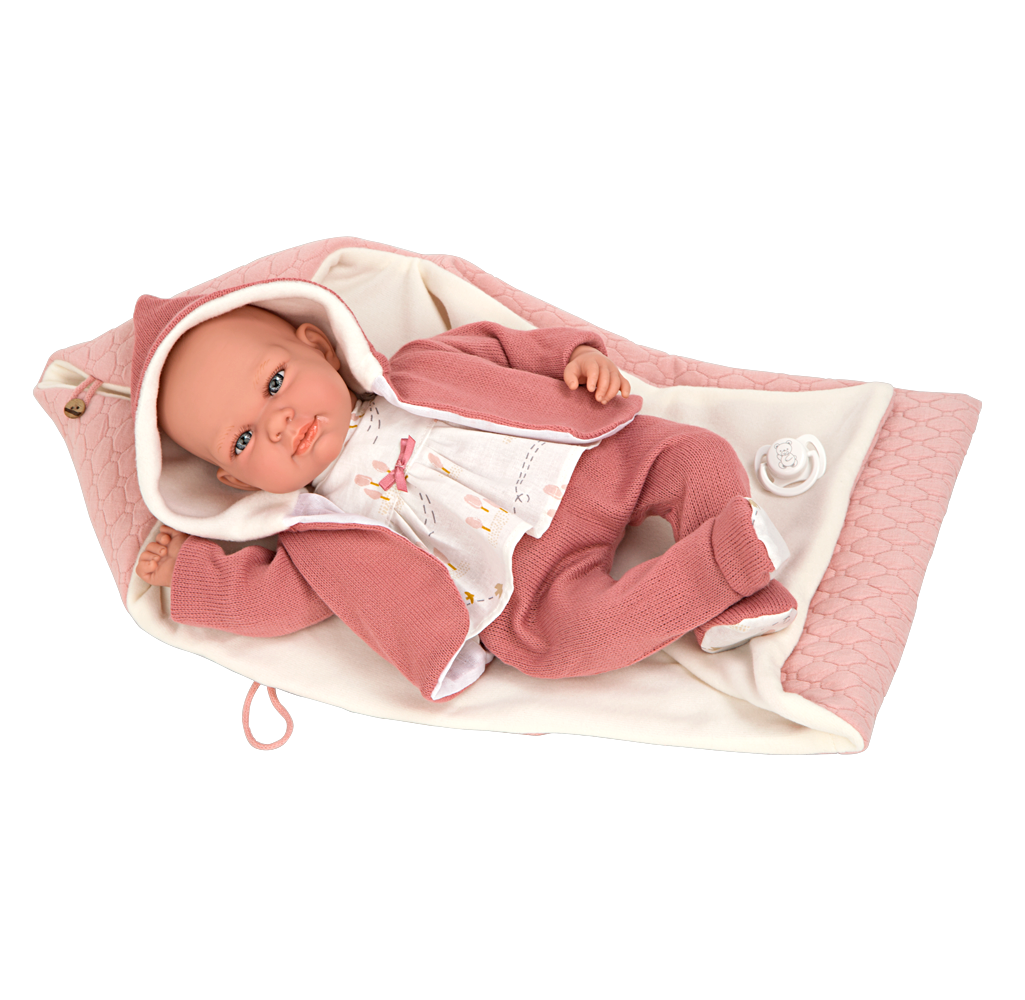 Muñeca elegance 40 cm Cris Rosa con mecanismo de lloro - Arias 60722