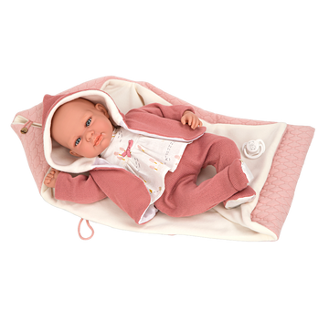 Muñeca elegance 40 cm Cris Rosa con mecanismo de lloro - Arias 60722
