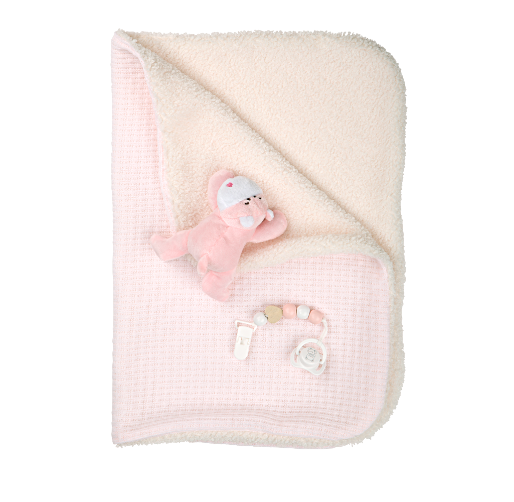 Bebé Reborn 45 cm Viviane con manta y peluche - Arias 98147