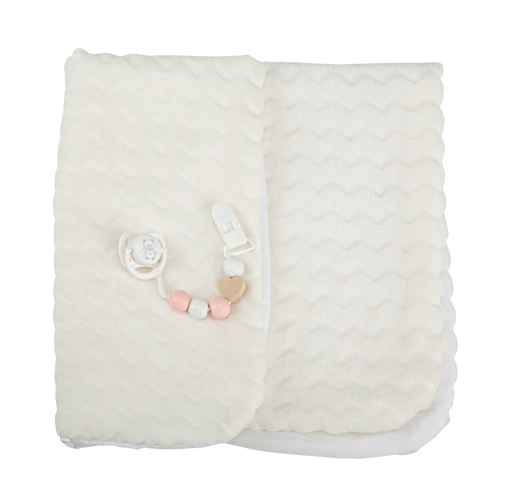 Bebé Reborn 40 cm Adriana rosa con manta - Arias 98149