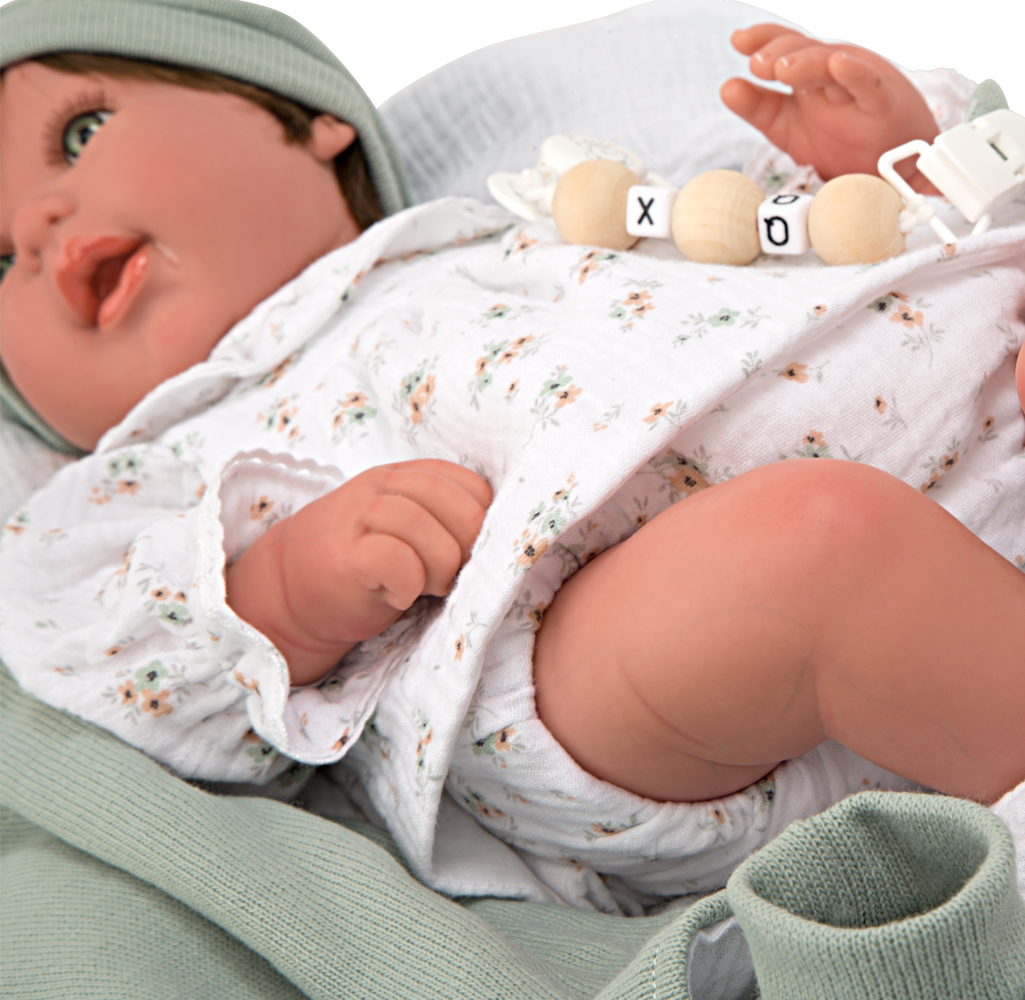 Bebé Reborn 45 cm Paulina con manta - Arias 98151
