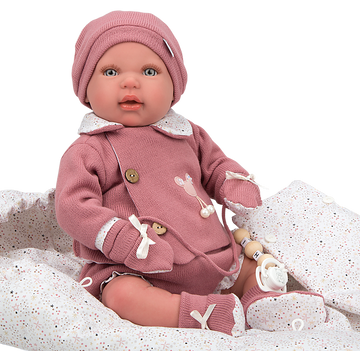 Bebé Reborn 45 cm Mia con saco de dormir - Arias 98115