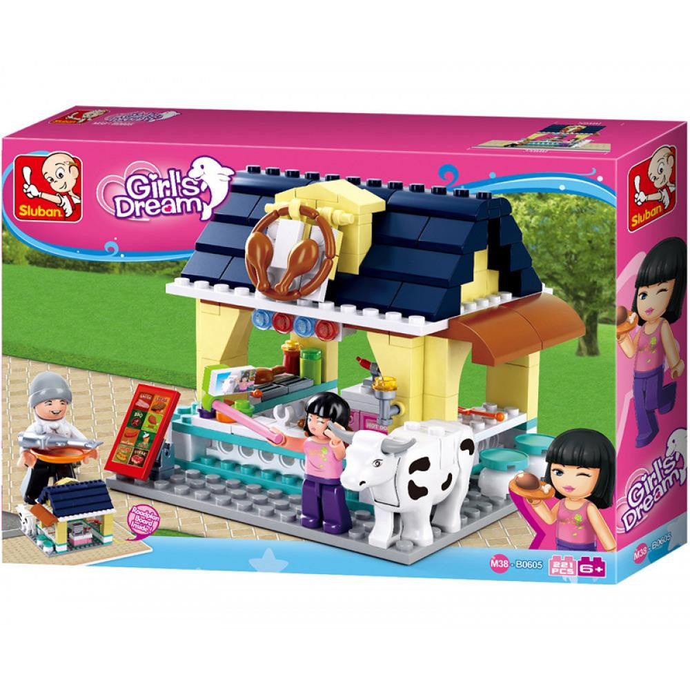Juego Bloques de construcción Girl´s Dream Beach Restaurant 225 pzas. - Sluban 0605