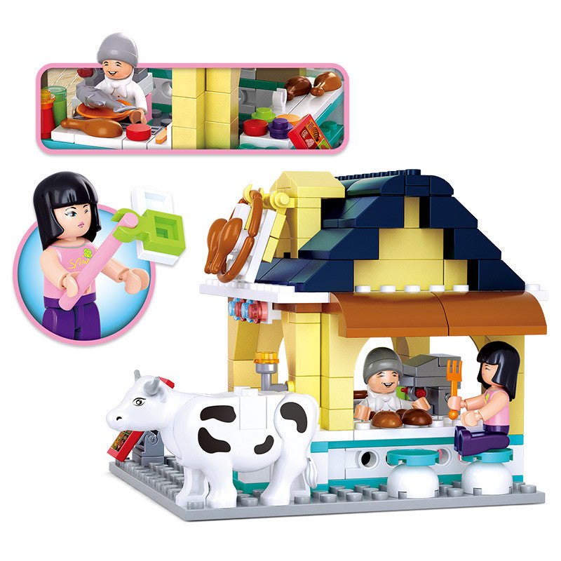 Juego Bloques de construcción Girl´s Dream Beach Restaurant 225 pzas. - Sluban 0605