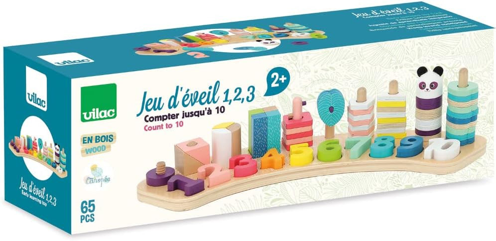 Juguete para Apilar y Encajar Early Learning 1,2,3..-Vilac 1060