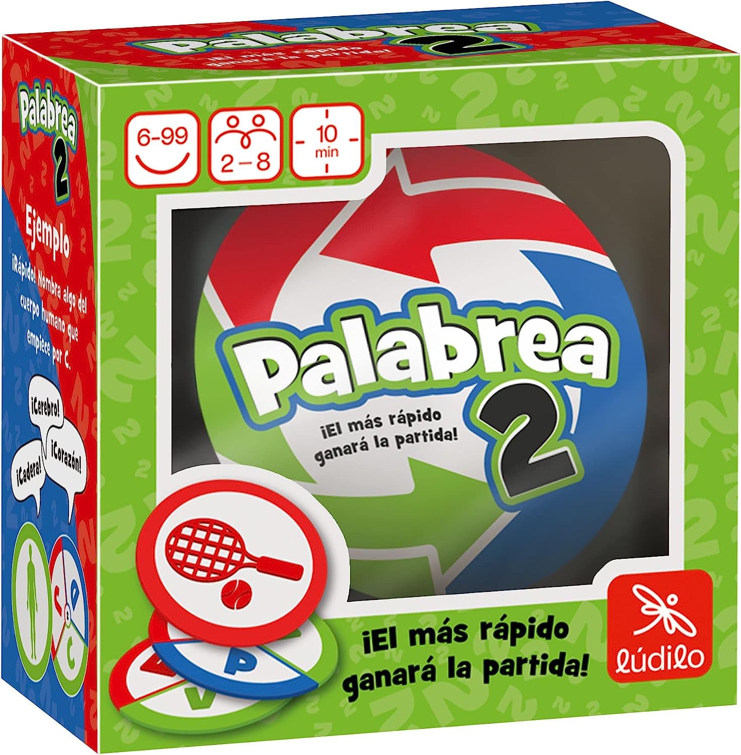 Juego de cartas Palabrea 2 - Ludílo
