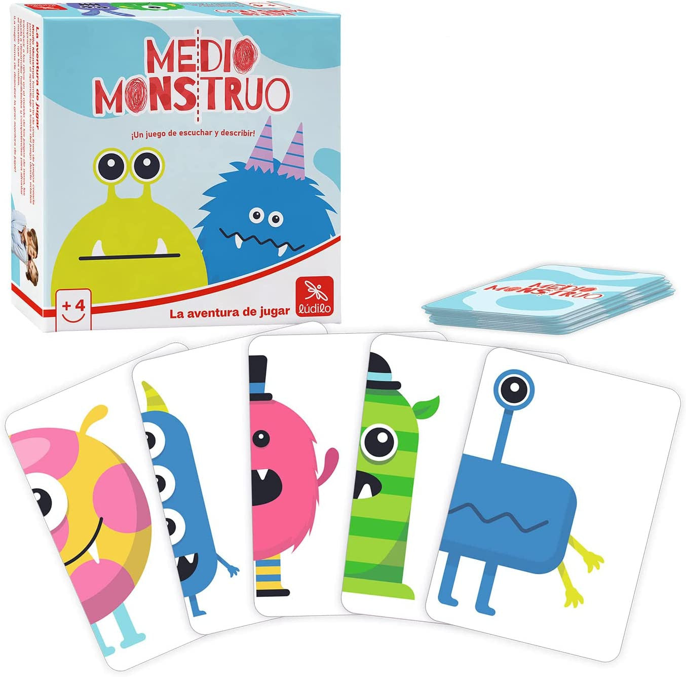 Juego de mesa Medio Monstruo - Ludilo 803286