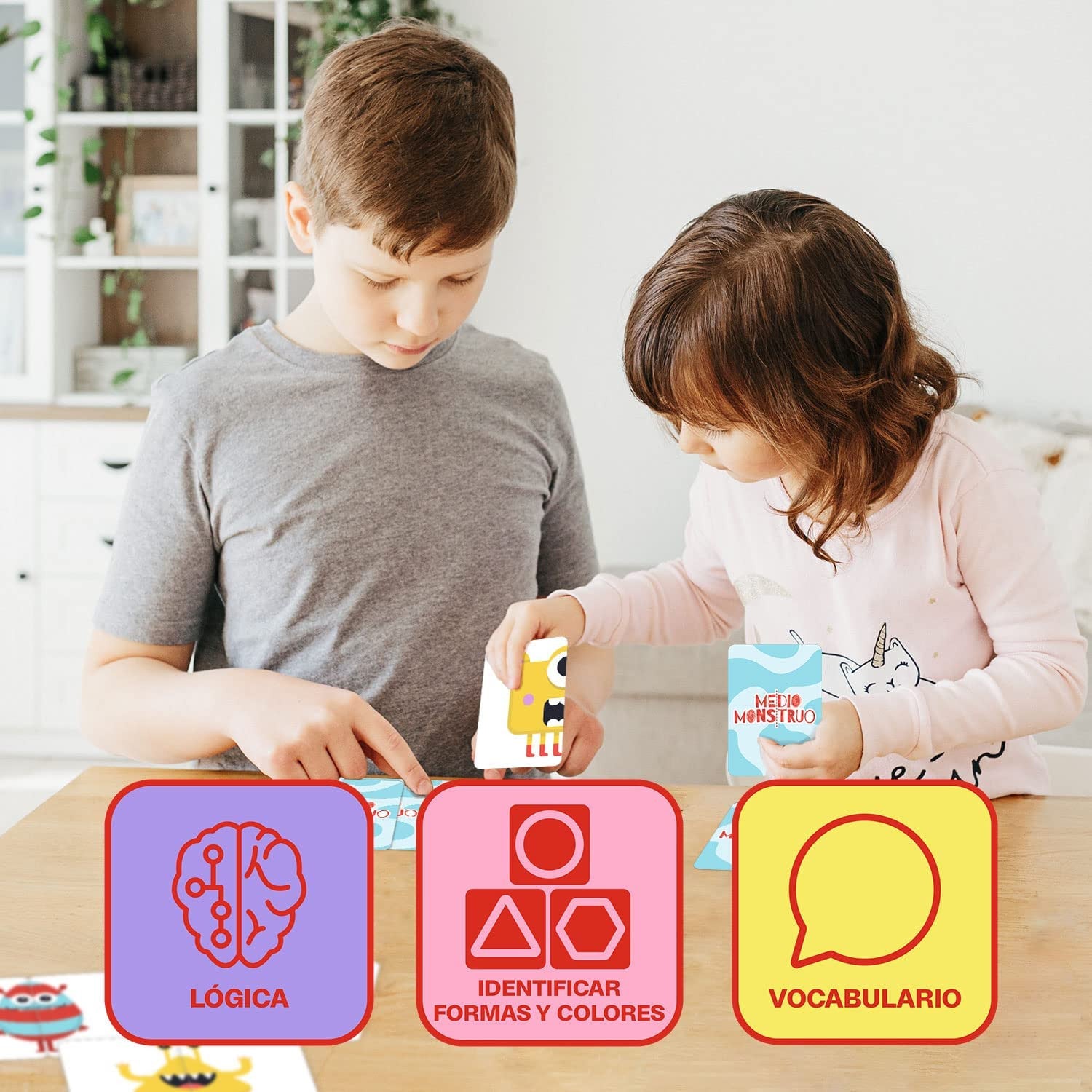 Juego de mesa Medio Monstruo - Ludilo 803286