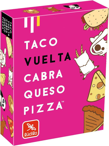 Juego de cartas Taco , vuelta , cabra , queso , pizza - Ludilo 803303