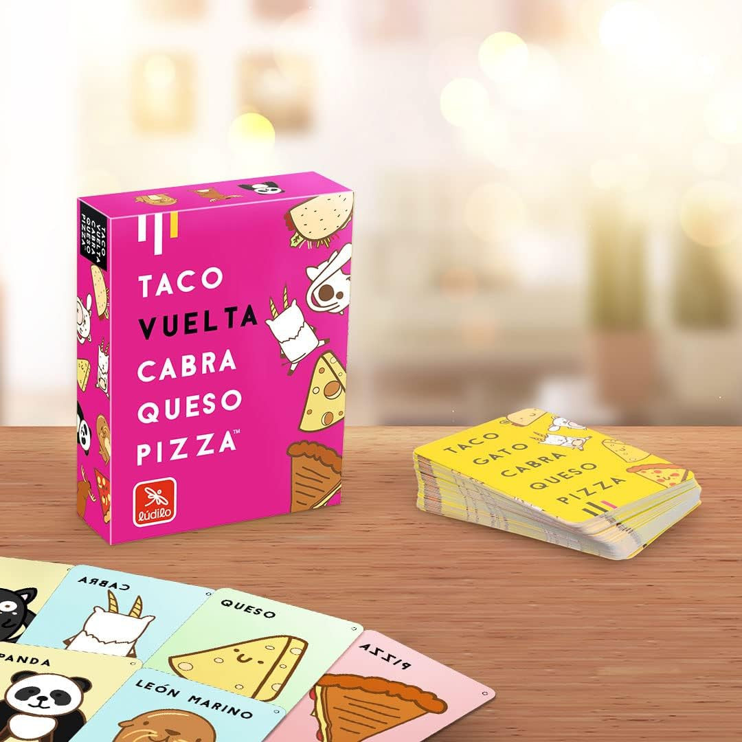 Juego de cartas Taco , vuelta , cabra , queso , pizza - Ludilo 803303