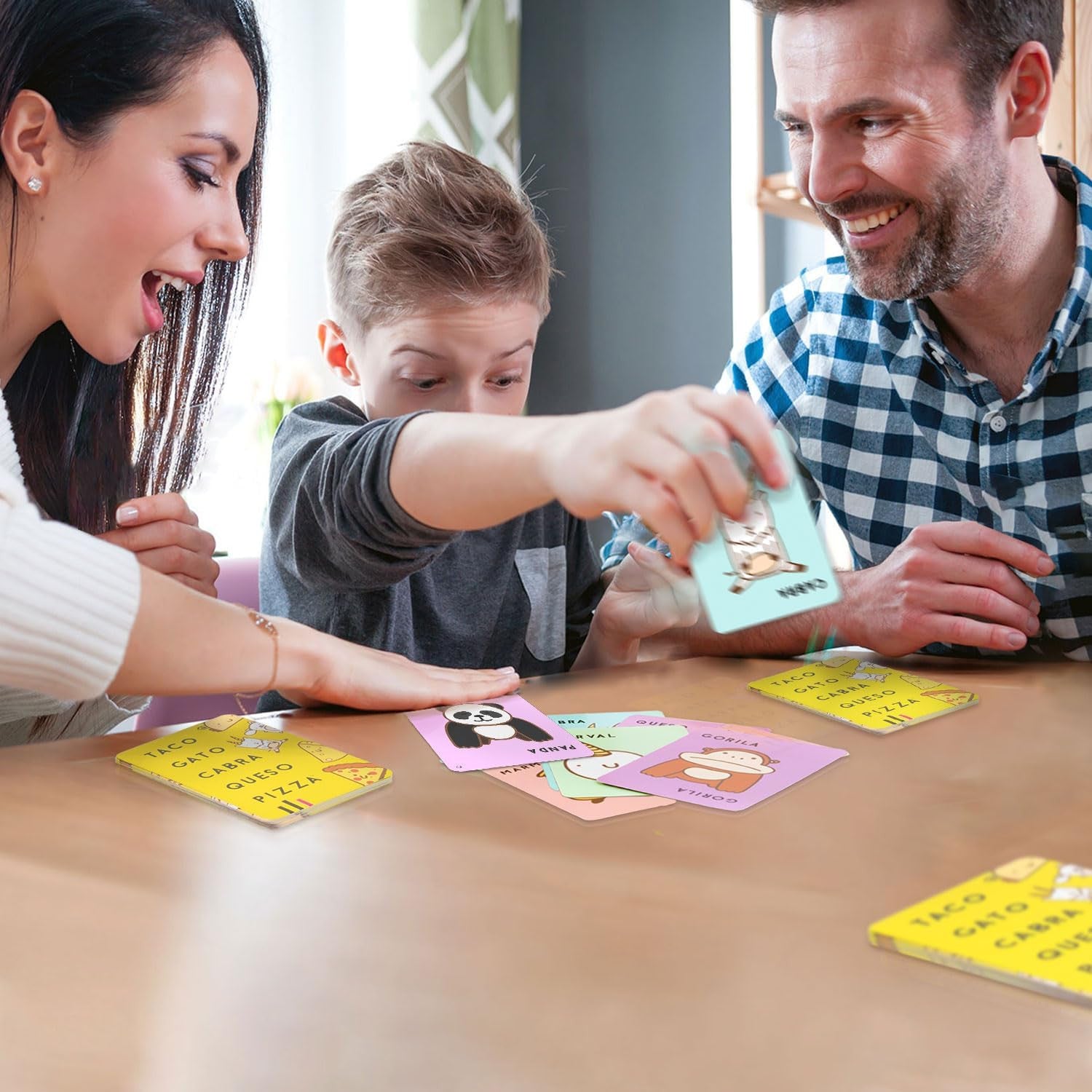Juego de cartas Taco , vuelta , cabra , queso , pizza - Ludilo 803303