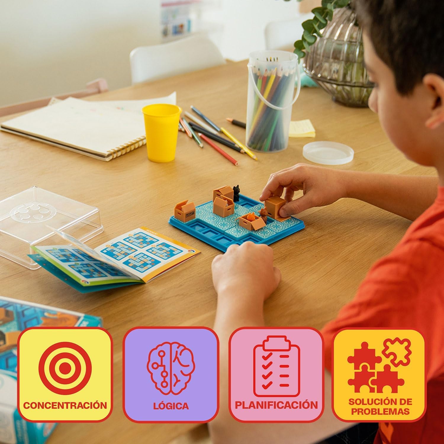Juego de mesa Gatos y Cajas - SmartGames