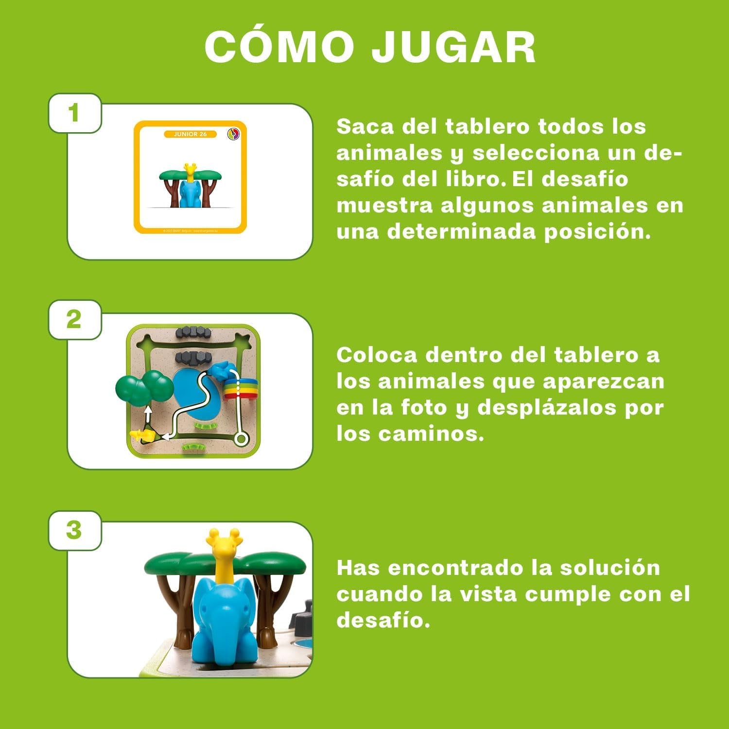 Juego de mesa Rompecabezas Foto Safari  - SmartGames