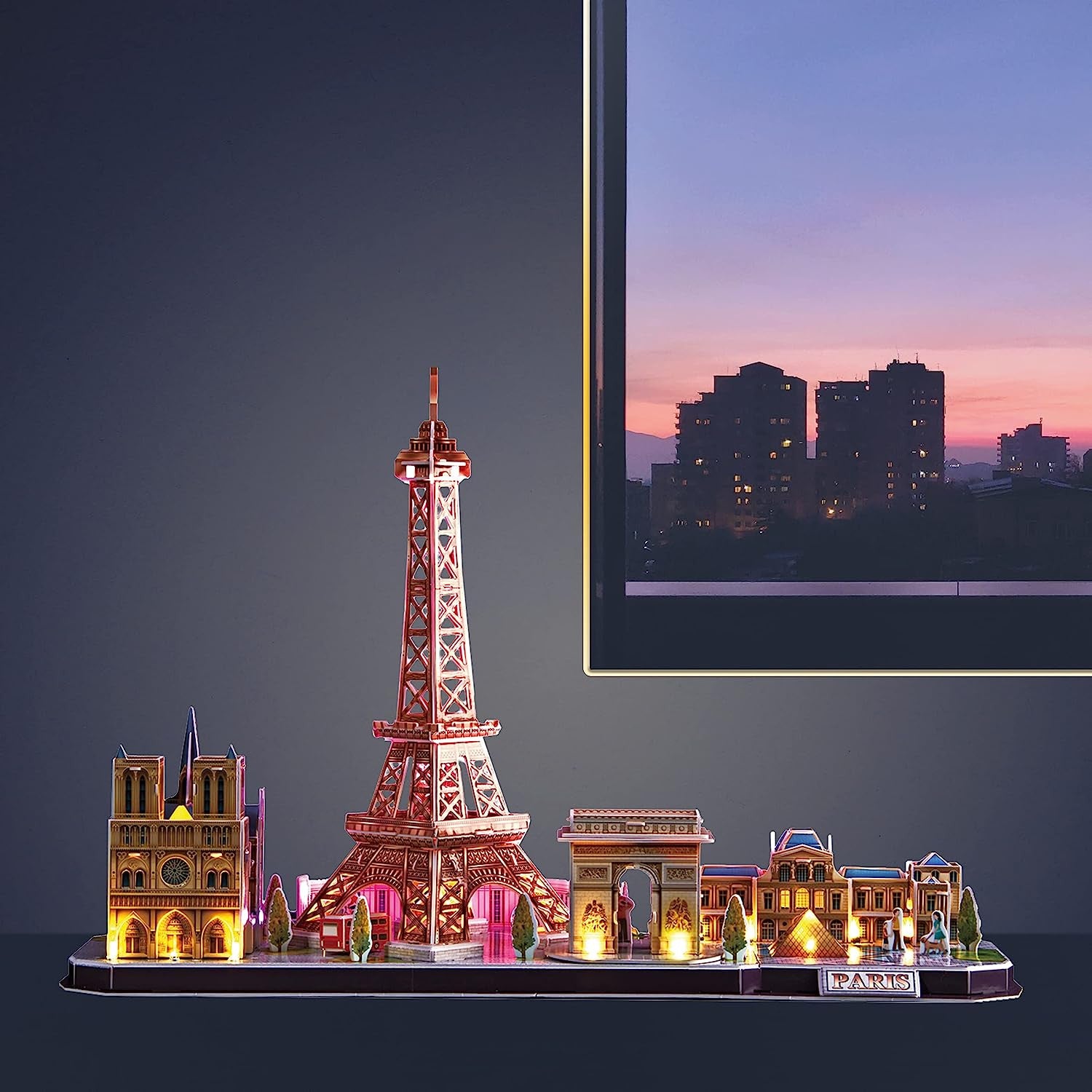 Puzzle 3D París LED CityLine - WorldBrands L525H