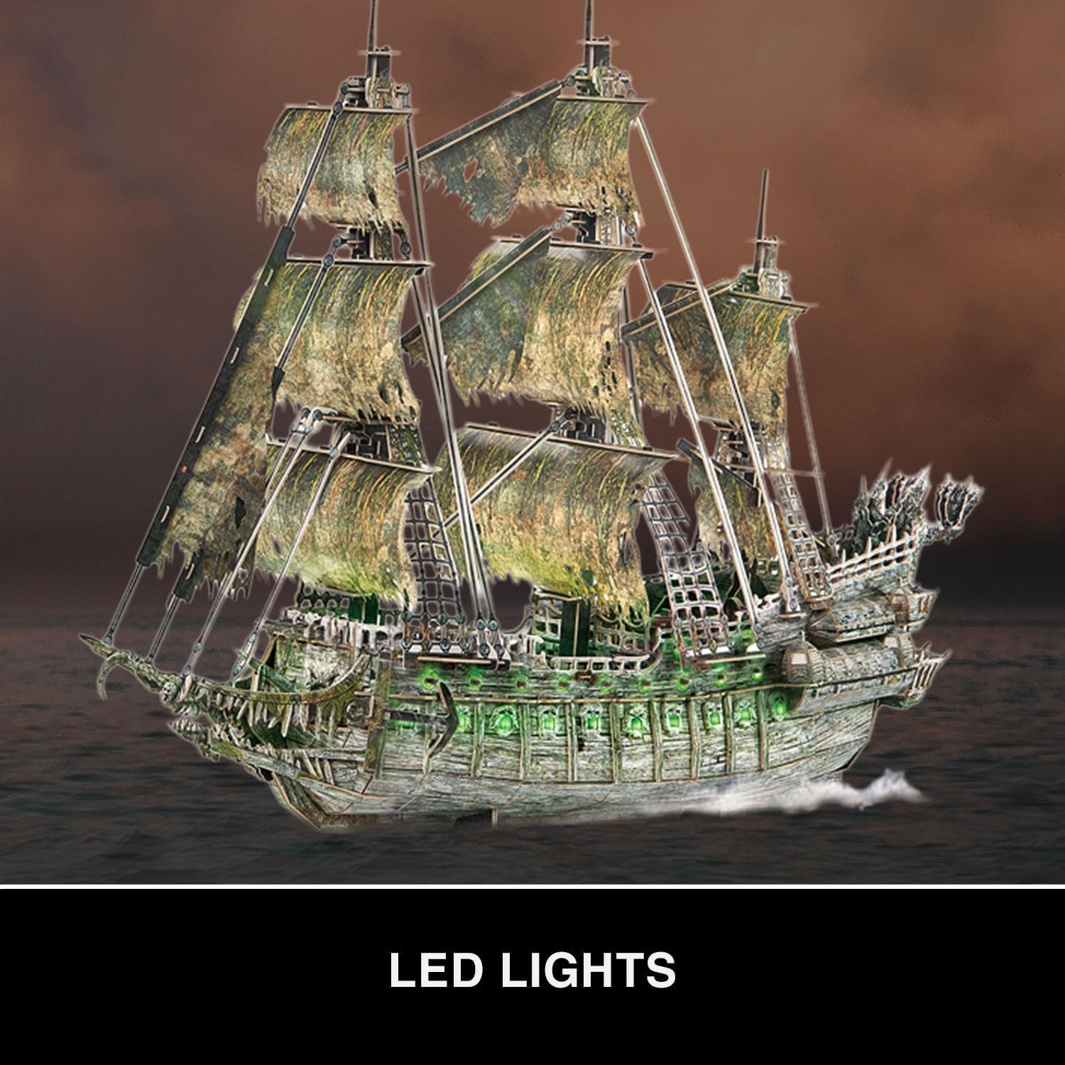 Puzzle 3D Maqueta Barco Holándes Errante - WorldBrands L527H